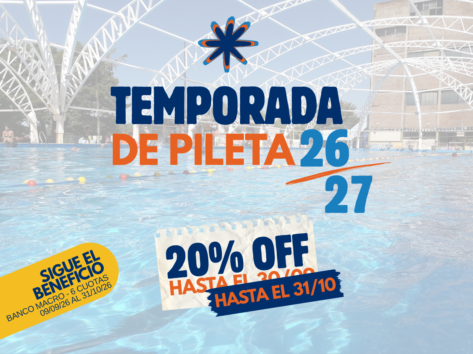 TEMPORADA DE PILETA 2026-2027